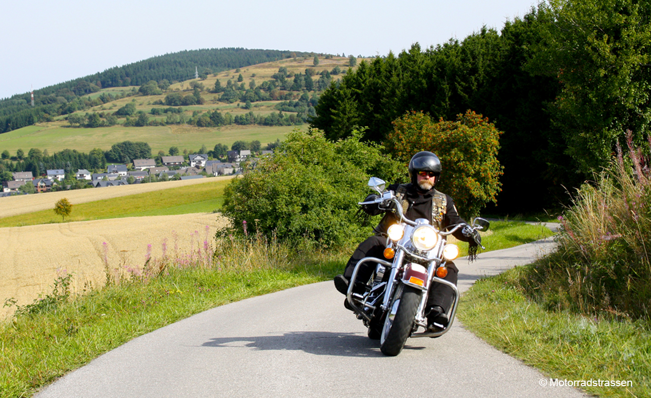Motorradfahren im Sauerland