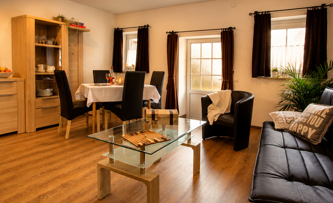 Ferienwohnung Wohnzimmer
