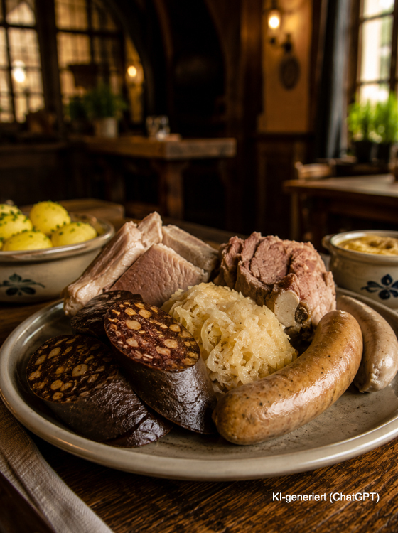 Traditionelles Schlachte Essen in Willingen